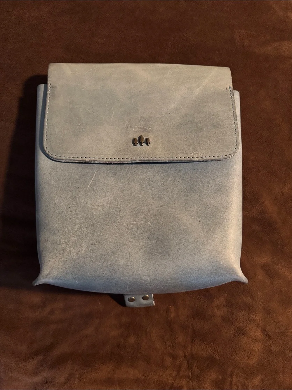 Portland Leather Goods Sierra backpack in Aqua